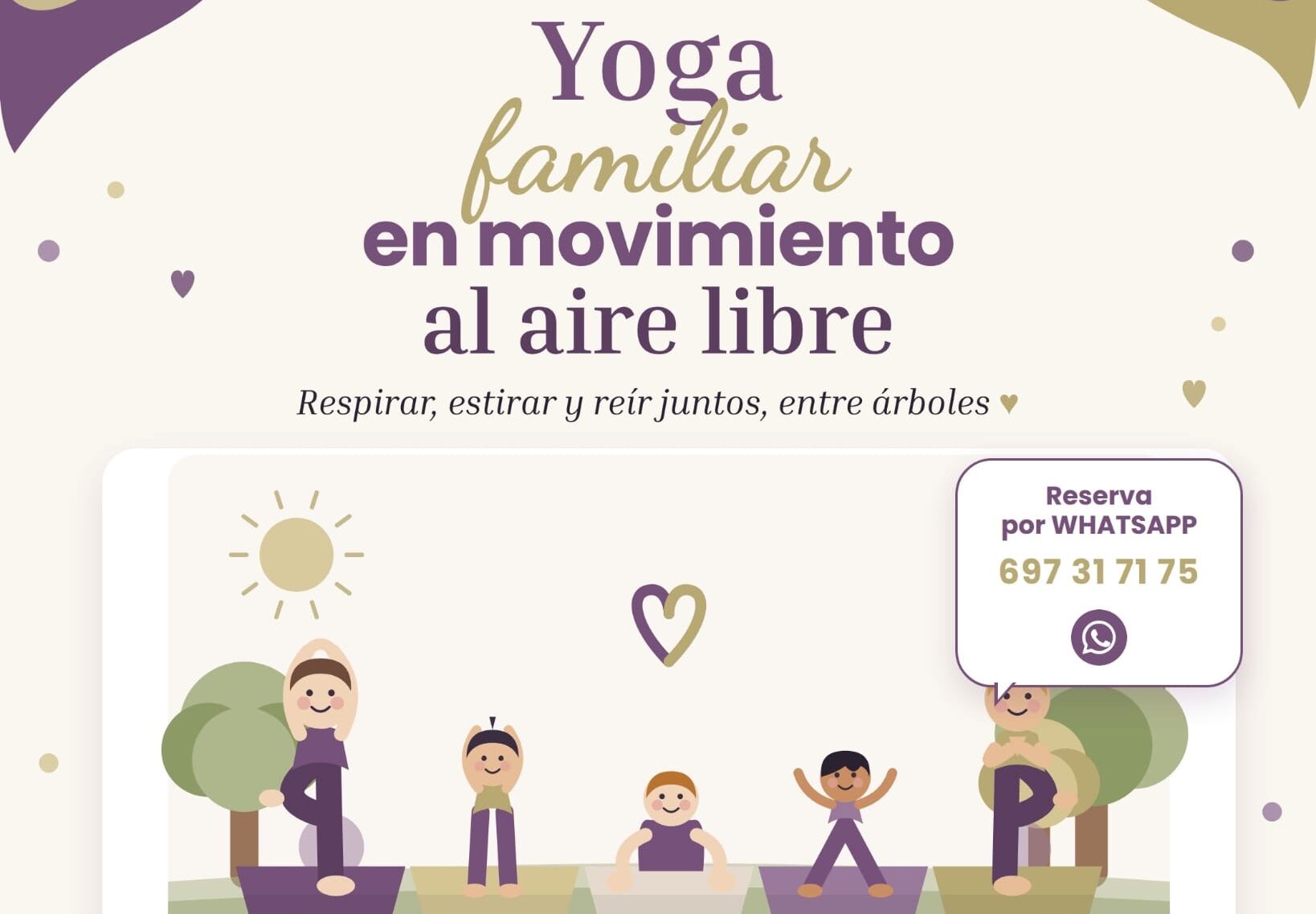 Yoga en Familia en Cristina Enea